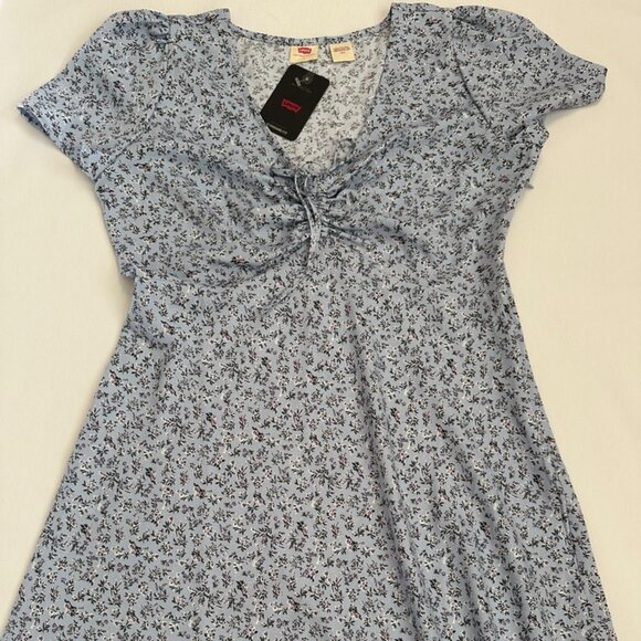 NWT Levi's Delray Short-Sleeve Mini Dress Size L - Picture 3 of 16